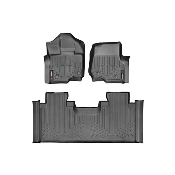 Front and Rear Floorliners for Vinyl Floors, 446971V-446973